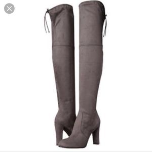 Sam Edelman Gray Kent Over the Knee Boot 8.5.